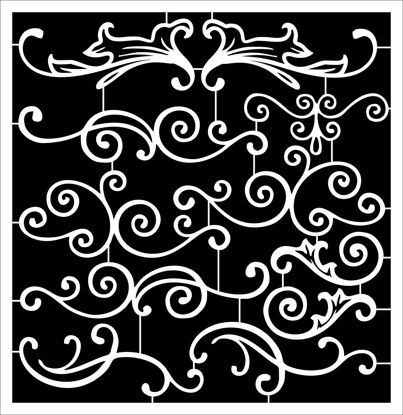 Picture of Swirls 001 Chipboard