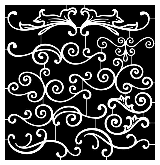 Picture of Swirls 001 Chipboard