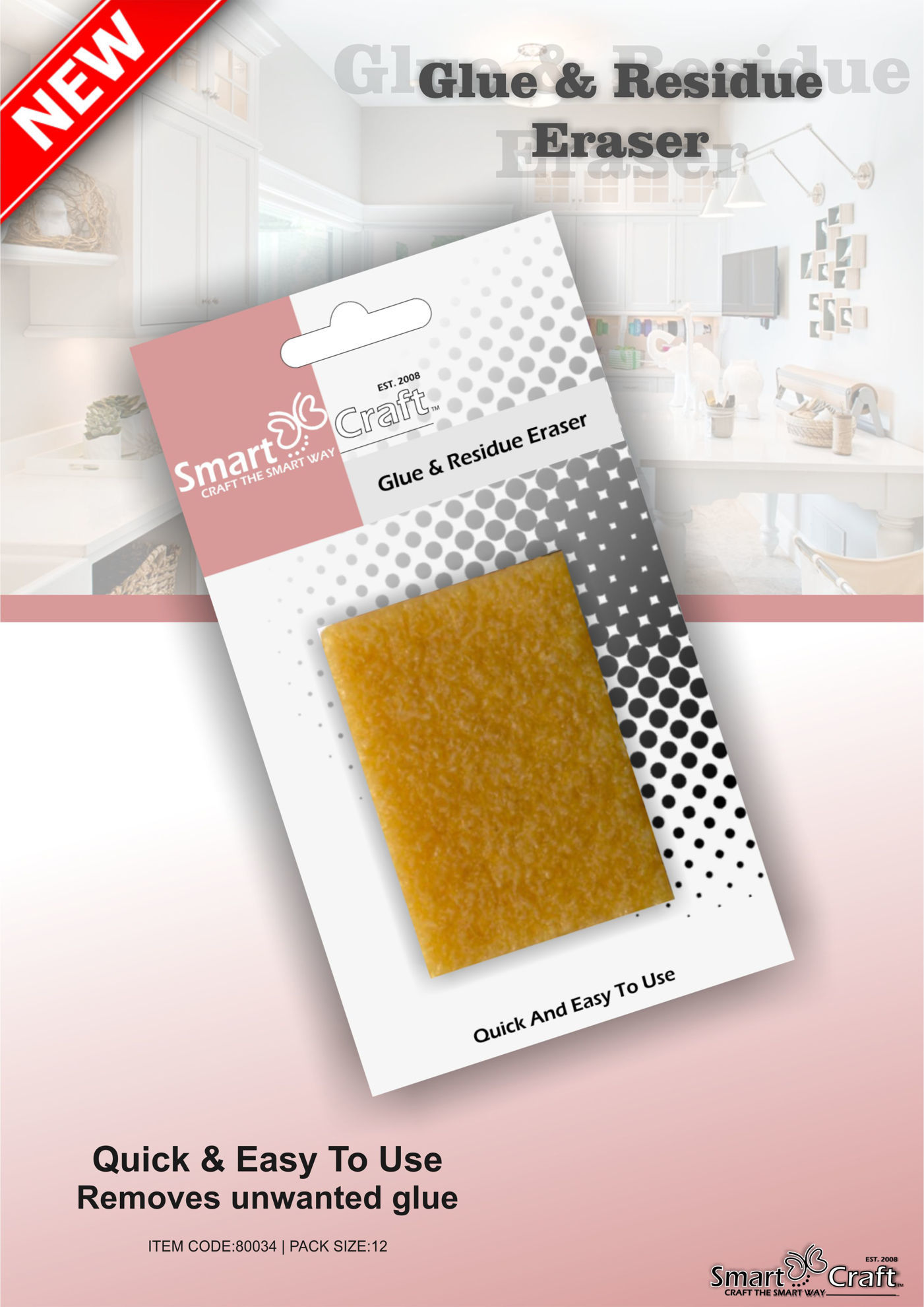 De Art Studio Glue & Residue Eraser