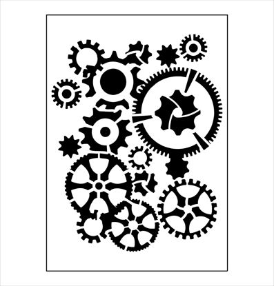 Picture of Gears A4 - Stencil