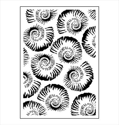 Picture of Shells A4 - Stencil