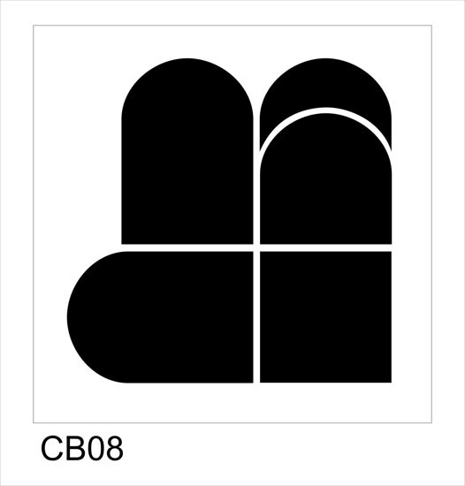 Picture of CB08  - Shape Stencil