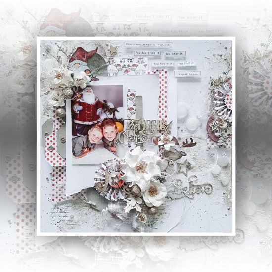 Picture of Christmas Magic Single Page Scrapbooking Kit - Teresa