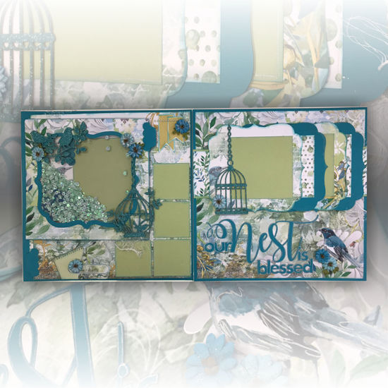 Picture of Our Nest Is Blessed Double Page Scrapbooking Kit - Michelle