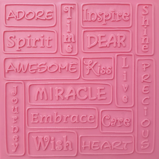 Picture of Scrabble Fun E2 - Adore - Texture Plate