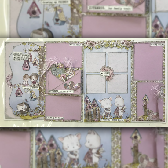 Picture of Playful Double Page Scrapbooking Kit - Michelle Van Wyk