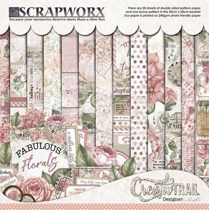 Picture of SWPP015B - Fabulous Florals - Booklet (20cm x 20cm)