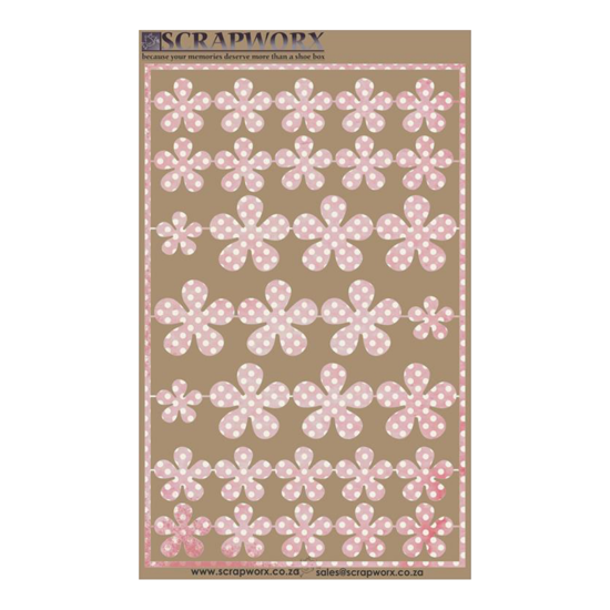 De Art Studio - SWLP008 - Pattern CutOuts - Fabulous Florals - Daisy