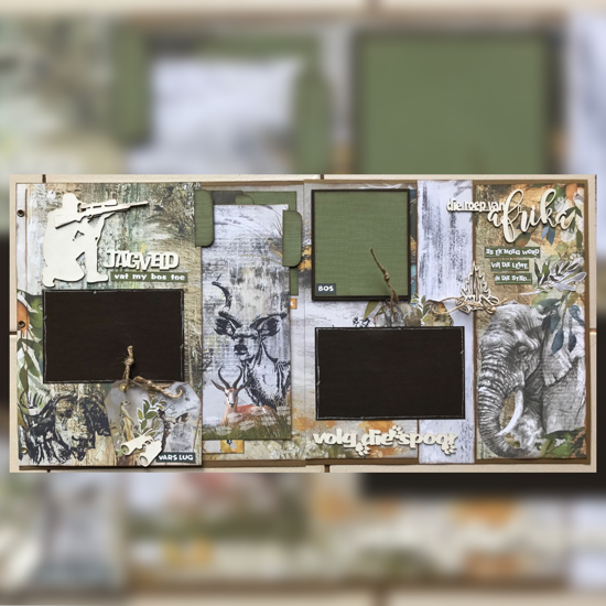 Picture of Go Wild - Jag / Hunting Scrapbooking Kit - Michelle Van Wyk