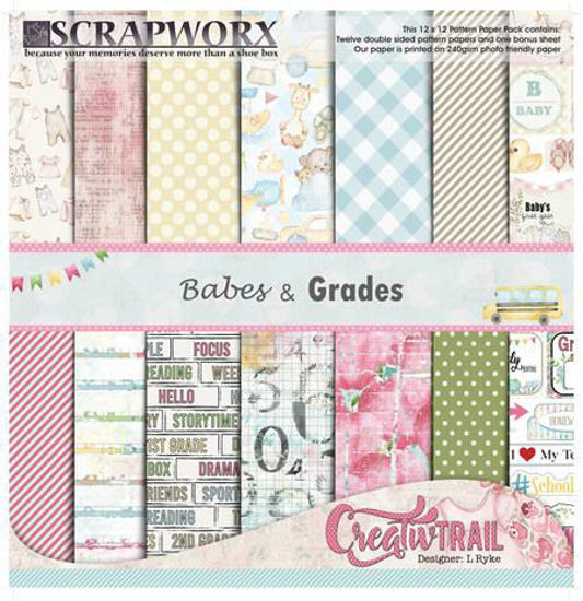 Picture of SWPP2108 - Babes & Grades - Full Pack (30.5cm x 30.5cm)