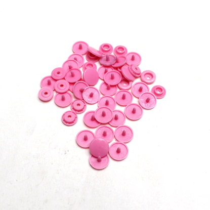 Picture of PVC Snap Button - 12mm - Pink