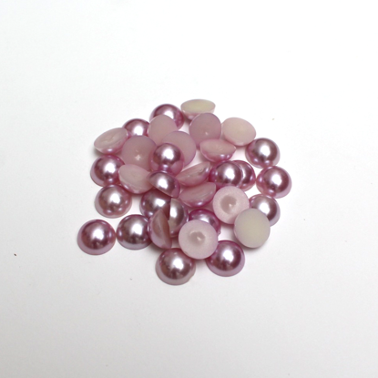 Picture of 202035-006 - Pearly Flat Beads - Lilac 14mm
