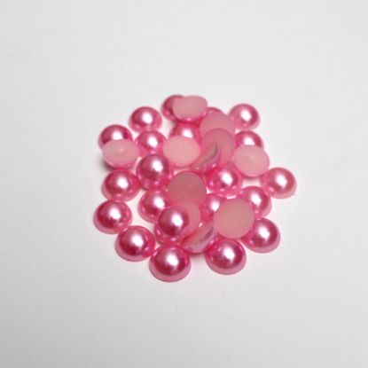 Picture of 202035-005 - Pearly Flat Beads - Pink 14mm