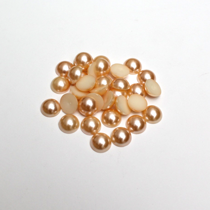 Picture of 202035-024 - Pearly Flat Beads - Peach 14mm