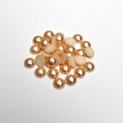 Picture of 203030-024 - Pearly Flat Beads - Peach 12mm