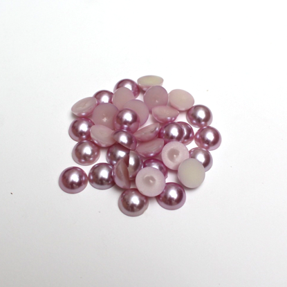 Picture of 203030-006 - Pearly Flat Beads - Lilac 12mm