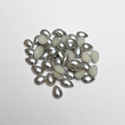 Picture of 202027-008 - Pearly Teardrops - Grey 8mm