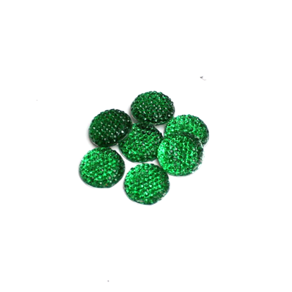 Picture of 204317-031 - Rhinestone Round - Emerald