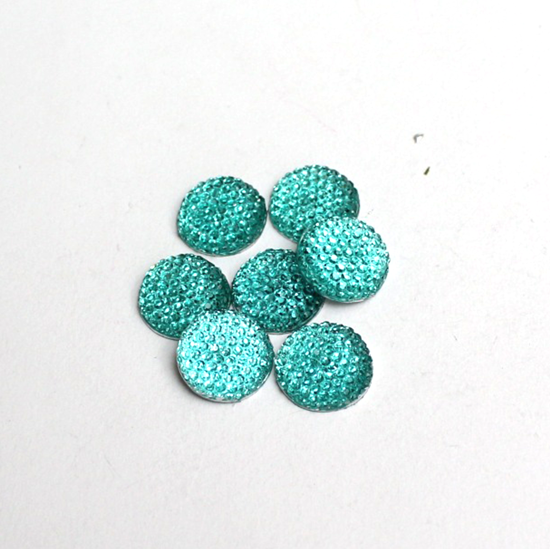 Picture of 204317-003 - Rhinestone Round - Turquoise