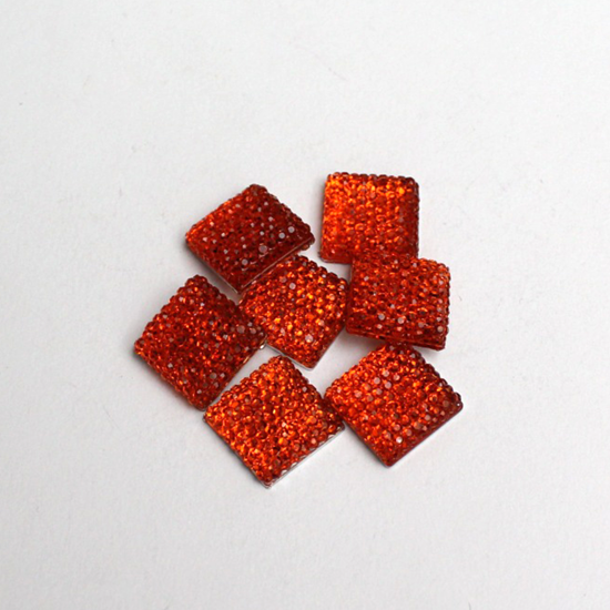 Picture of 204315-009 - Rhinestone Square - Orange