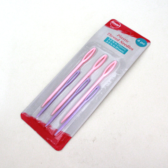 Picture of 62029 - Plastic Thread Needles - 6 pcs