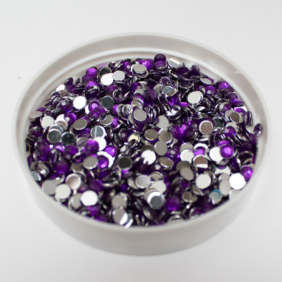 Picture of 202737-01 - Rhinestone Round 4mm Purple