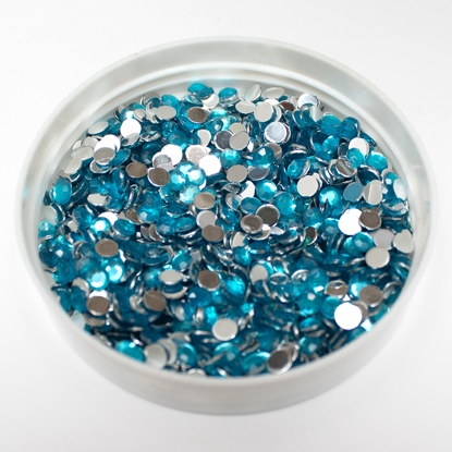 Picture of 202737-13 - Rhinestone Round 4mm Turquoise