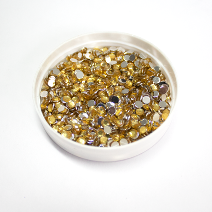 Picture of 202737-09 - Rhinestone Round 4mm Yellow