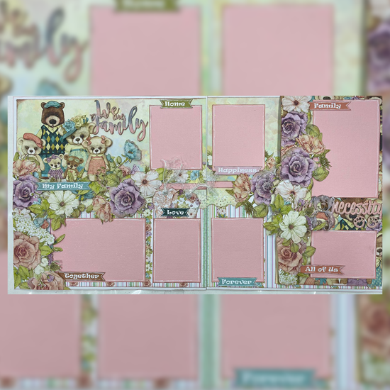 Picture of We are family Double Page Scrapbooking Kit - Michelle Van Wyk