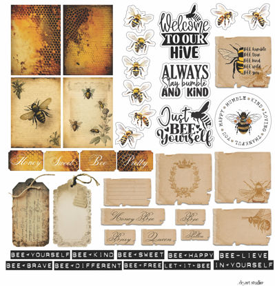 Picture of Busy Bees Cutout Sheet