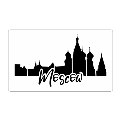 Picture of Travel City - Moscow - Stencil A5