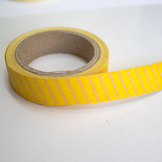 Picture of Washi Tape - Yellow Stripes