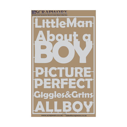 Picture of Greyboard CutOuts - About a Boy - All Boy