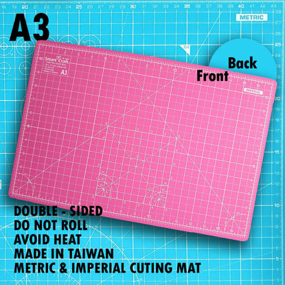 Picture of Cutting Mat A3 - Blue & Pink