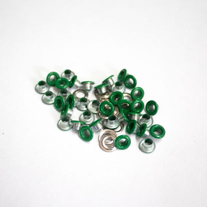 Picture of Green Eyelets - 4mm 20pcs