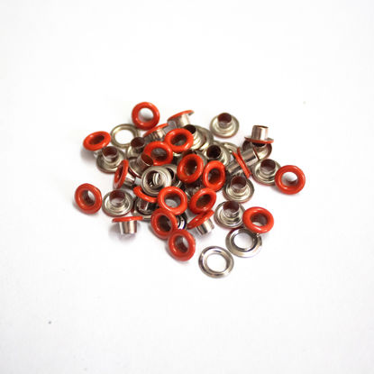 Picture of Orange Eyelets - 4mm 20pcs