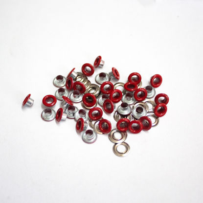 Picture of Red Eyelets - 4mm 20pcs