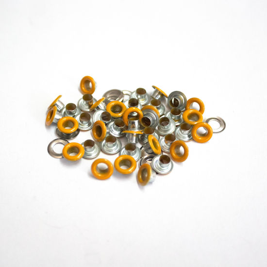 Picture of Yellow Eyelets - 4mm 20pcs