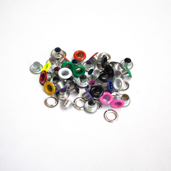 Picture of Mixed Colours Eyelets - 4mm 20pcs