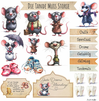 Picture of Tande Muis Cutout Sheet