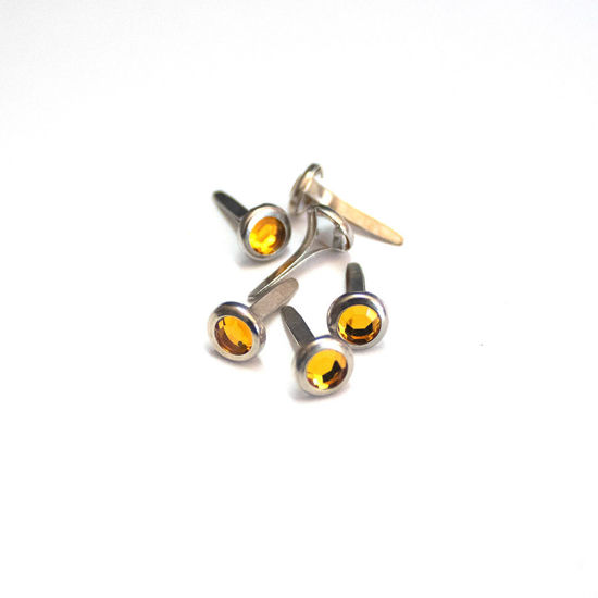 Picture of 6mm Gold - Crystal Brads