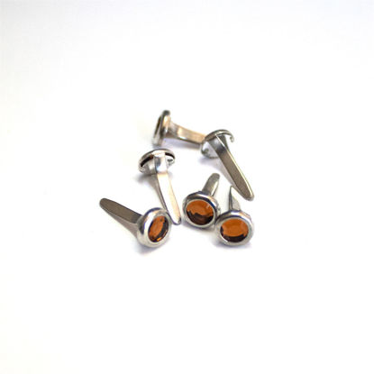 Picture of 6mm Brown - Crystal Brads