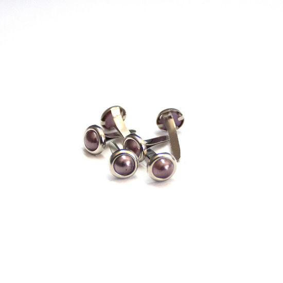 Picture of 6mm Brown - Pearl Brads