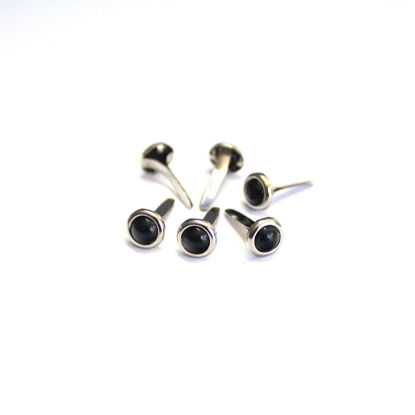 Picture of 6mm Black - Pearl Brads