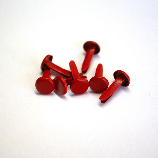 Picture of 8mm Dark Orange - Plain Brads