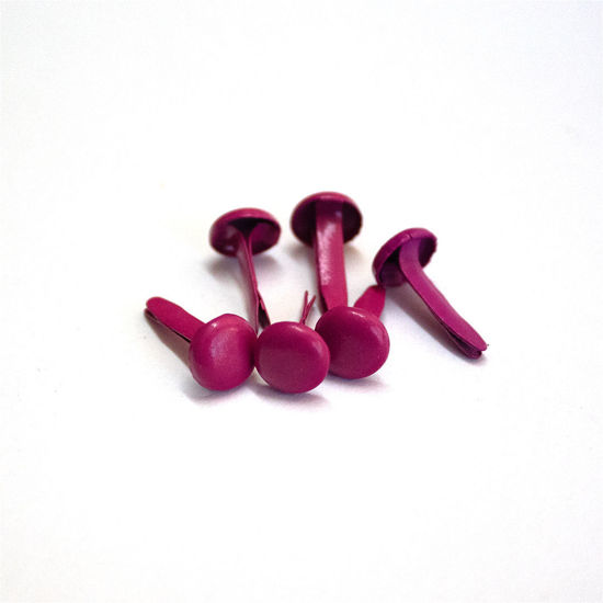 Picture of 8mm Dark Pink - Plain Brads