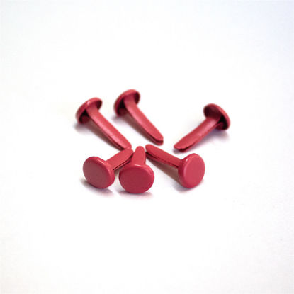 Picture of 8mm Passionate Pink - Plain Brads