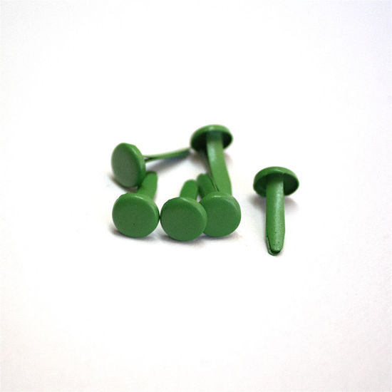 Picture of 8mm Green - Plain Brads