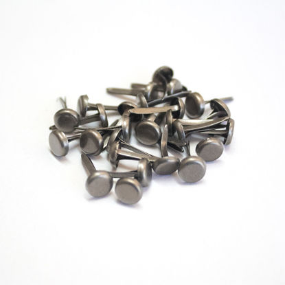 Picture of 6mm Pewter - Plain Brads