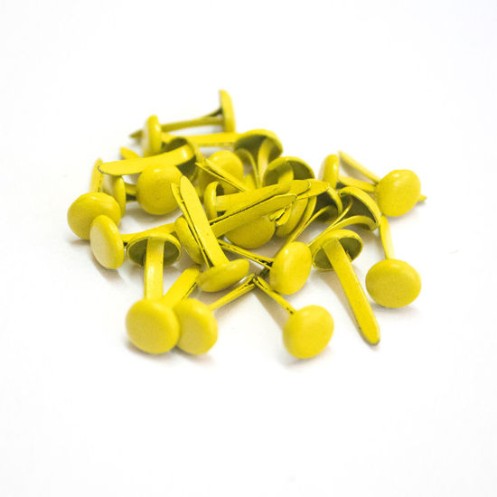 Picture of 6mm Yellow - Plain Brads